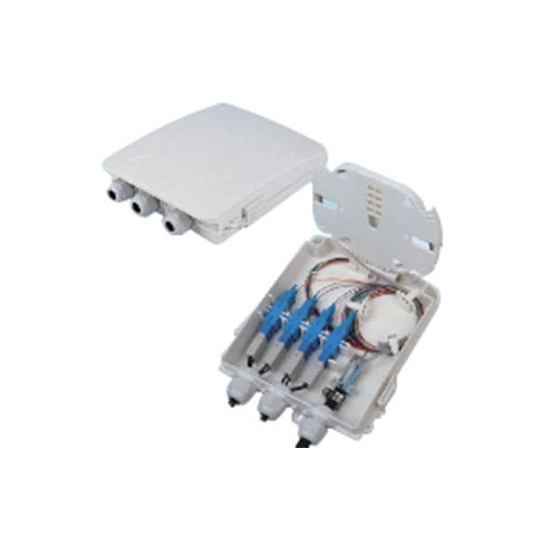 Flexible connection in wall of distribution box