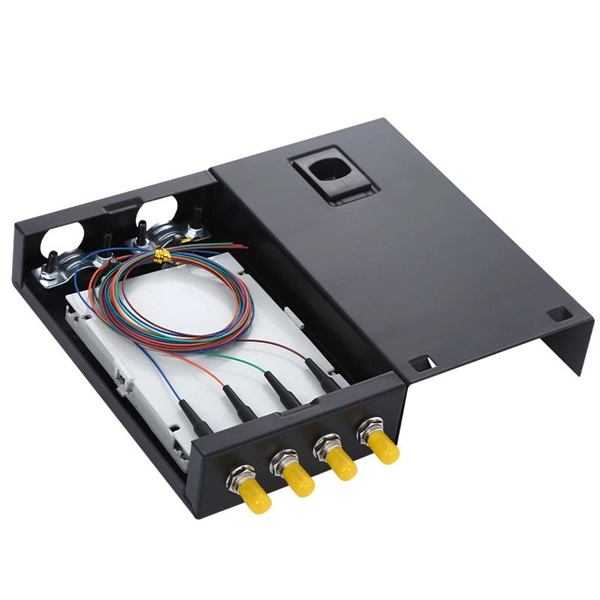 Fiber optic splice box jumper to fiber optic splice box