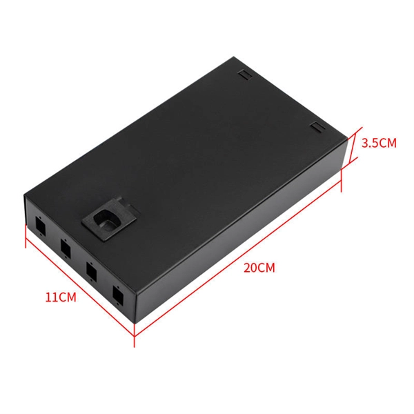 What power supply should be connected to both ends of the terminal box 