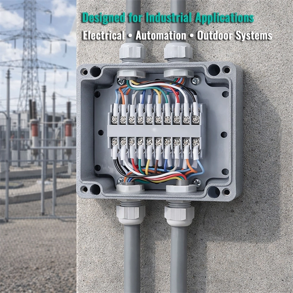Wiring of primary secondary and tertiary distribution boxes