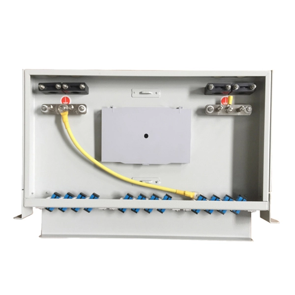 What colors are available for fiber optic boxes for home access 