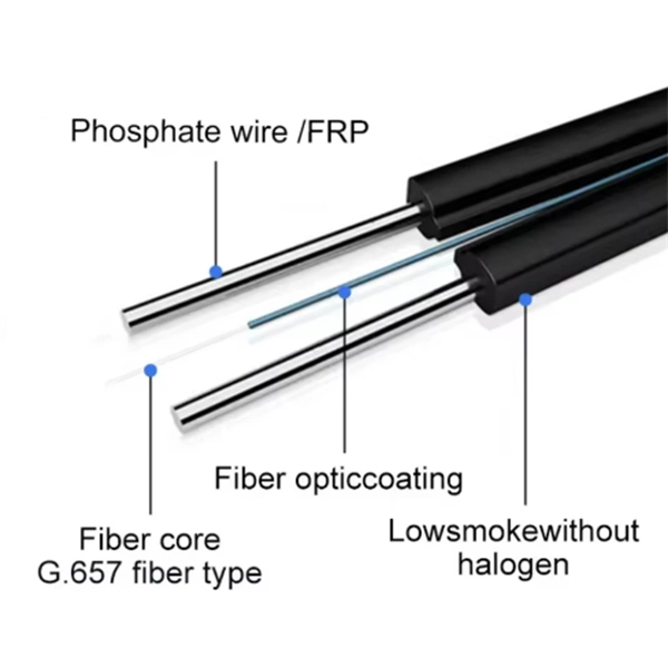 Price of G 652D butterfly-shaped drop cable
