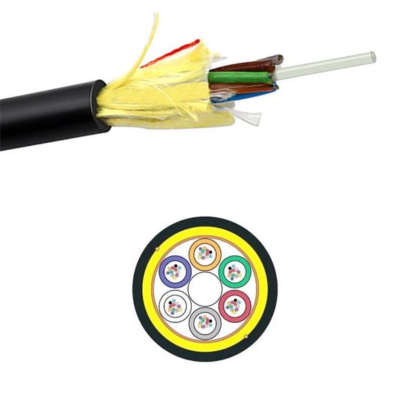 Fiber optic cable to indoor closed-loop route