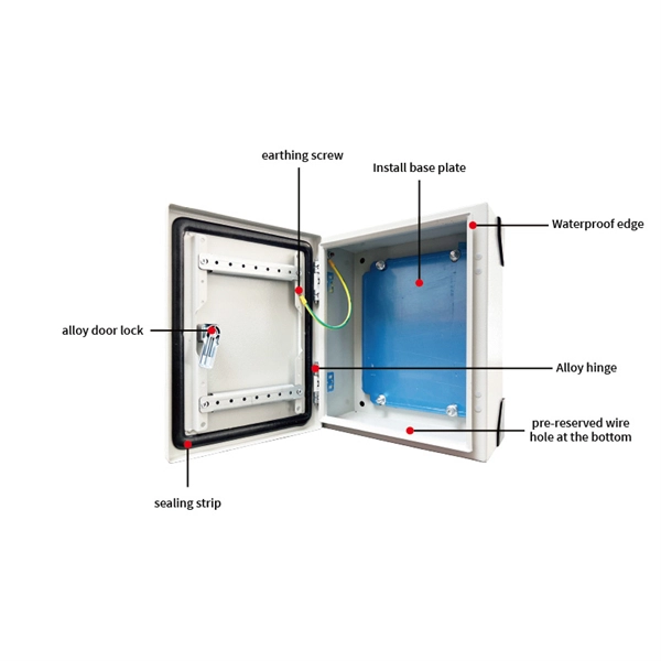 High-tech distribution box design