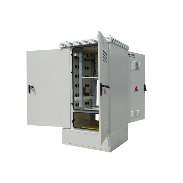 Damaged Telecom Optical Distribution Box